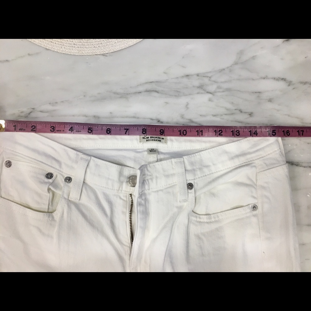 🌸10. JCrew Slim broken-in boyfriend jean in white - Picture 7 of 8